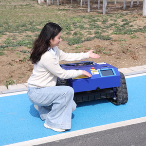 <span class=keywords><strong>Tondeuse</strong></span> robot tout-terrain autopropulsée sans fil 4 temps de qualité industrielle avec télécommande et chenilles - Product Image 2