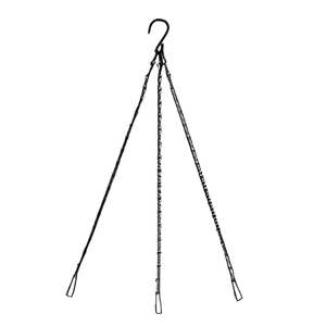 Catena per Cesto Sospeso <span class=keywords><strong>in</strong></span> <span class=keywords><strong>Ferro</strong></span> <span class=keywords><strong>Battuto</strong></span> da Esterno per Balcone e Parete, Supporto Resistente per <span class=keywords><strong>Vasi</strong></span> di Fiori - Product Image 1