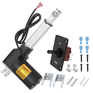 มอเตอร์กระตุ้นเชิงเส้นแบบกันน้ำ 12v IP54 แรงขับ 6000 นิวตัน ระยะชัก 4 นิ้ว ความเร็ว 4 มม./วินาที ได้รับการรับรองมาตรฐาน Rohs และ CE สำหรับระบบอัตโนมัติในบ้านและรถบ้าน - Product Image 1