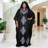 Robes longues brillantes en Bazin Riche avec écharpe, Boubou imprimé, Robe Dashiki africaine de qualité supérieure, Robes de soirée originales en Bazin Riche