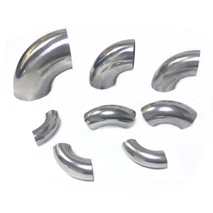Coude en acier inoxydable poli basse pression avec <span class=keywords><strong>raccord</strong></span> à souder - Product Image 5