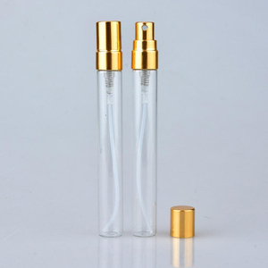 LingKa LK01 Pack Hot Sale 5ml Perfume <b>Spray</b> Bottle Custom Black Gold Silver Travel Glass <b>Pump</b> Sprayer Silk Screen Printing - Product Image 2