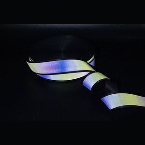 High Quality Custom Reflective Webbing Printed Imitation Nylon Webbing Colorful Webbing for Outdoor Sports Jacquard Accept OEM - Product Image 6