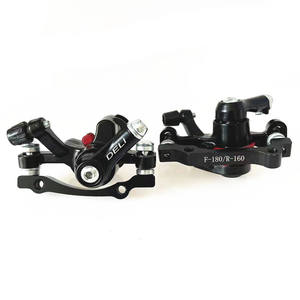 Étrier de frein à disque Deli F-180 R-160 réglable en aluminium pour VTT - Product Image 1