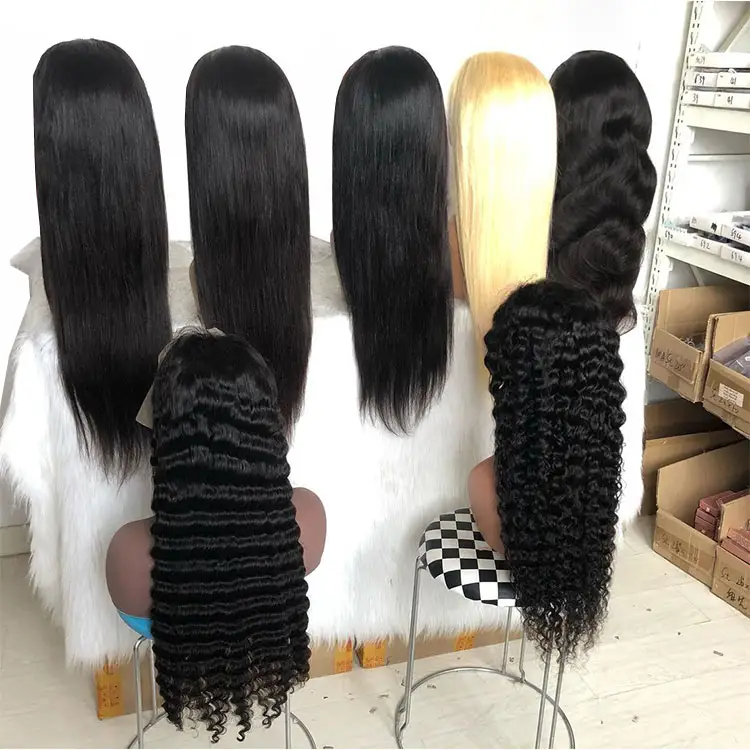 Perruque Full Lace Wigs Grado 10a Human Hair Virgin Cuticle Aliened Hair Hd Lace Wig Human Hair Brown Wig