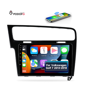 Podofo Autoradio Android 10'' 4+64G per <span class=keywords><strong>Volkswagen</strong></span> Golf 7 2013-2018 con <span class=keywords><strong>Carplay</strong></span>/Android Auto Wireless, Produttore ODM/OEM - Product Image 1