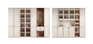 Free-of-charge Design High Quality Living Room Sideboard <b>Cabinet</b> (<b>Wine</b> Storage) Paint-Free Craftsmanship Factory Direct Sales - Product Image 4