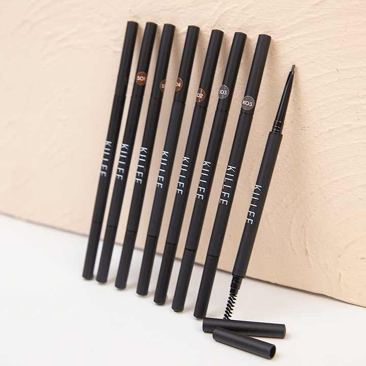 KILLFE Own Brand Eyebrow Pencil Oem Odm Customized logo Mini Slim Thick ...
