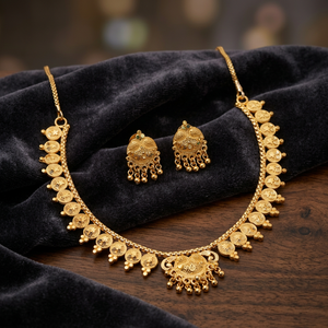 ขายส่ง14K 18K 24K เครื่องประดับทองเหลืองแบบดั้งเดิมสร้อยคอโซ่หรูหราเครื่องประดับแฟชั่นขึ้นรูป - Product Image 1