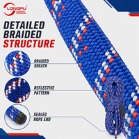 Corde statique LONGPU en nylon 2 brins haute résistance 9mm 10mm 10.5mm 11mm 12mm 14mm pour protection, levage auxiliaire et escalade