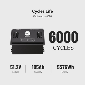 Batería de Litio-Ferrofosfato (LiFePO4) a Prueba de Golpes de 51.2V 105Ah para Carrito de Golf, 6000 Ciclos, Monitoreo en Tiempo Real por Aplicación, BMS Inteligente, Paquete de Energía de Tracción de Ciclo Profundo - Product Image 6
