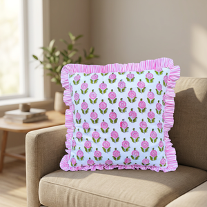 Pure Cotton Ruffles Pillows & Cushions Vintage Modern Luxury <b>Throw</b> Pillow Case Home Decor Pillow Covers Cushion Covers - Product Image 1