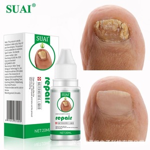SUAI Venta al por mayor Cuidado de las uñas Engrosamiento de uñas brillante Tratamiento fúngico Reparación de uñas grises Líquido antibacteriano - Product Image 1