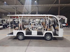 Autobús Eléctrico de 8 Plazas, Impermeable, con Batería de Plomo-Ácido, Velocidad Máxima de 60 km/h, para Turismo y Parques Temáticos - Product Image 2