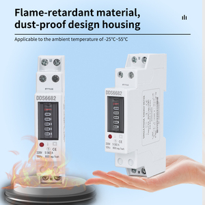 Đơn-pha điện tử đường sắt-gắn năng lượng Meter 1P đơn vị với modbusrtu/DLT_645-2007 thông tin liên lạc LCD hiển thị 1.0 Độ chính xác - Product Image 4