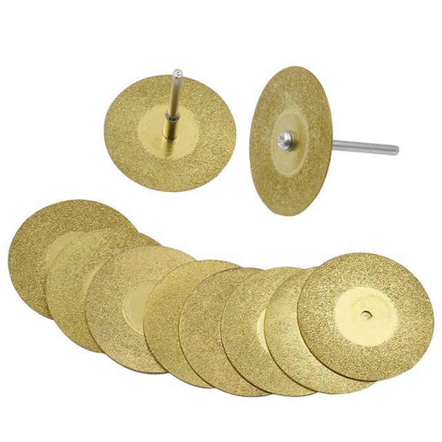 16-60mm Diamond Wheel Saw Circular Cutting Blade Rotary Tool Titanium Plated Diamond Cutting Blade