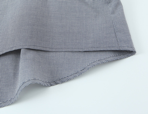 <span class=keywords><strong>Blusa</strong></span> de Moda Casual con <span class=keywords><strong>Cuello</strong></span> <span class=keywords><strong>Alto</strong></span> y Manga Larga en Color <span class=keywords><strong>Gris</strong></span> con Botones para Mujer - Product Image 6