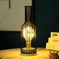Veilleuse à LED de haute qualité pour la maison Table décorative Lumière de Noël Offre Spéciale en fer Décoration