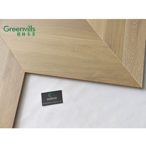 Prêt à être expédié, parquet en chevron de haute qualité en stock + parquet en chêne d'ingénierie - Product Image 6