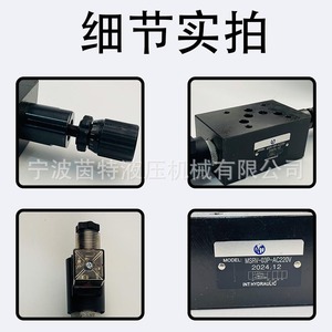 Vanne de décharge à solénoïde MSRV-02P AC220V, vanne de commande électrique hydraulique pour l'industrie pétrolière et chimique - Product Image 2