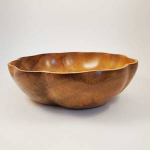 <span class=keywords><strong>Bol</strong></span> à pain en bois massif naturel de grande taille de haute qualité personnalisé Décoration rustique de ferme pour la maison <span class=keywords><strong>Bol</strong></span> à pâte en bois rustique - Product Image 2