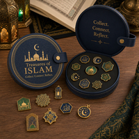 Aangepaste pins, souvenir verzamelobjecten, multipack, islamitische producten, landmark pins, hoogwaardig metaal, geschenkverpakking, VAE
