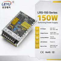 LEYU LRS-150 Serisi 150W Tek Çıkışlı Anahtarlamalı Güç Kaynağı 12V 15V 24V 36V 48V DC Çıkışlı AC-DC Endüstriyel Otomasyon için