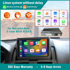 Adattatore Wireless CarPlay e Android Auto per <span class=keywords><strong>Mercedes</strong></span> <span class=keywords><strong>Benz</strong></span> Classe <span class=keywords><strong>C</strong></span> <span class=keywords><strong>W204</strong></span> NTG4.0 2007-2010 con Funzioni Plug & Play, Mirror Link e Controlli OEM - Product Image 2