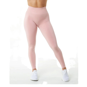 Leggings de Cintura Alta con Compresión, Largos, Sólidos, de Secado Rápido, Ecológicos, Ligeros, Transpirables, con Cintura Elástica, para Yoga - Product Image 1