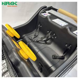 Supermercado Gran capacidad Gemelos Asientos para bebés Estilo americano Carrito de compras - Product Image 3