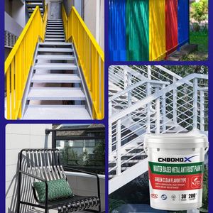 สีทาโลหะสำหรับกระเบื้องเหล็ก น้ำยาเคลือบผิวชนิดน้ำ เป็นมิตรต่อสิ่งแวดล้อม ทนทานต่อสภาพอากาศ ป้องกันสนิม - Product Image 1
