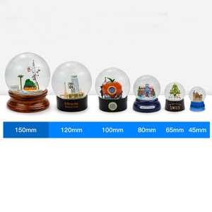 Globe à neige personnalisé avec les monuments de Londres : design Union <span class=keywords><strong>Jack</strong></span> avec bus rouge et garde royale - Ornement cadeau - Product Image 2