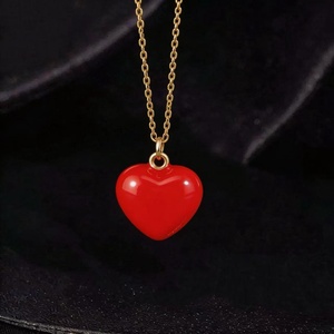 Collar Personalizado con Corazón y Circonita Roja Clásica para <span class=keywords><strong>Mi</strong></span> <span class=keywords><strong>Hija</strong></span> - Product Image 4