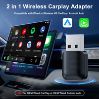 Adaptador Inalámbrico CarPlay Universal de Fábrica OEM, Plug & Play, Dongle de Cableado a Inalámbrico para Autos