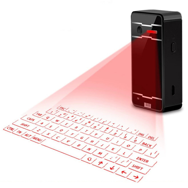 Red Laser Virtual Keyboard Bluetooth Wireless Projection Keyboard USB Charging Creative Laser Virtual Waterproof Laser Keyboard