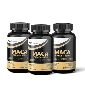 Cápsulas OEM Maca Man Power Plus, Cápsulas de Extracto de Ginseng Rojo, Fórmula y Empaque Personalizados, Ventaja de Costo al por Mayor y Suministro Estable - Product Image 1