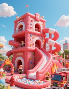 Custom Theme <strong>Inflatable</strong> <strong>Pool</strong> With Double Water <strong>Slide</strong>/<strong>inflatable</strong> Screamer Water <strong>Slide</strong>/<strong>funny</strong> Game Water <strong>Slides</strong> for Kids on Sale - Product Image 5