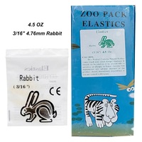 5000 pièces/boîte, élastiques orthodontiques dentaires, pack zoo, anneaux en O, élastiques en caoutchouc, latex, attaches dentaires, force 2,5/3,5/4,5/5,0/6,5 OZ