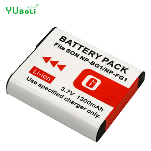 Batería de cámara de 3.7V 1300mAh NP-BG1 NP BG1 NPBG1 NP-FG1 para <span class=keywords><strong>Sony</strong></span> DSC-H3 H7 <span class=keywords><strong>H9</strong></span> H10 H20 H50 H55 H70 H90 HX5V - Product Image 2