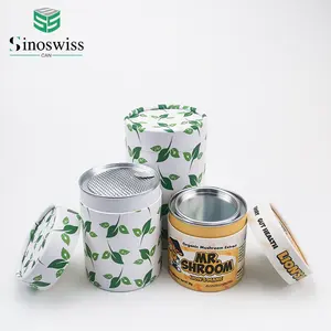 Tea Packaging Bag Design Food Package Cylinder Paper Cardboard Tube Tea Sachets Packaging