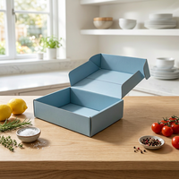 Boîte d'expédition pliable personnalisable de 2 mm, écologique et recyclable, adaptée à l'emballage extérieur des vêtements et des chaussures