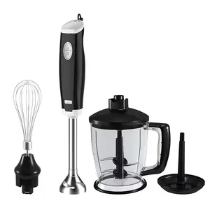 Household small appliances professional electric stick immersion food hand held blender set 4 in 1