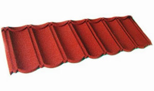 Tejas de techo de aleación de aluminio y Zinc recubiertas de arena de color de América media, hoja de techo de ventilación trasera verde para villas de Nigeria - Product Image 3