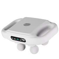 Pistolet de massage des tissus profonds à 6 têtes, appareil de relaxation musculaire avec thérapie par vibrations haute fréquence pour massage corporel complet
