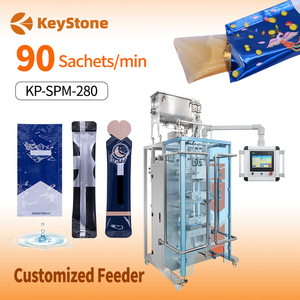 Máquina Envasadora Automática de 2 Carriles para Gel Energético, Líquidos, Botellas Irregulares y Sobres en Barra - Product Image 1