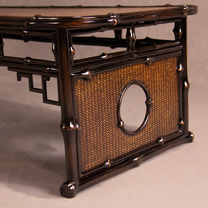 Chinese Style Bamboo Coffee Table With Storage For Living Room Home Use - Product Image 2
