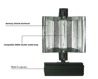 Système de lampe hydroponique pour serre, 100-265V, HPS 1000 W, Lux 1000 W, HPS MH, ballast électronique