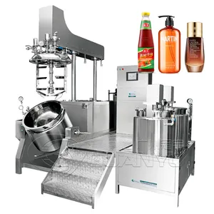 GYM Ointment Making Machine Food Butter Body Cream Making Machine Ketchup Mixer Vacuum Homogenizer Emulsifying Mixer