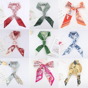 Çok Satan Kare Polyester Eşarp Toptan Kravat Paketi Fiyonk Kurdele Saç Bağı Kadın Aksesuarları Saç Bandı Müslüman - Product Image 2