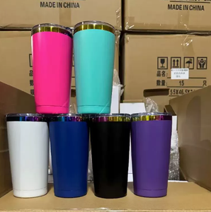 Bicchieri Termici Personalizzati da 20oz in Acciaio Inossidabile con Rivestimento in Rame/<span class=keywords><strong>Arcobaleno</strong></span>, Tazze da Viaggio Verniciate a Polvere, Bottiglie Sottovuoto per Incisione Laser - Product Image 6